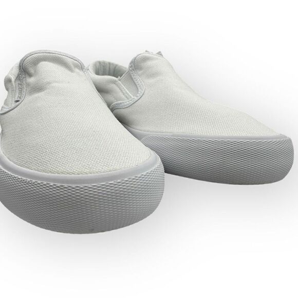 Lugz Womens Clipper Slip On Canvas Sneakers Shoes White Size 5.5M - Picture 2 of 12